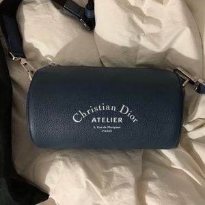 Dior Roller Pouch (Denim Blue)